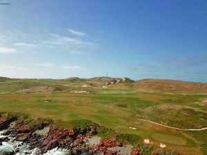 Cape Wickham 16th Aerial Side